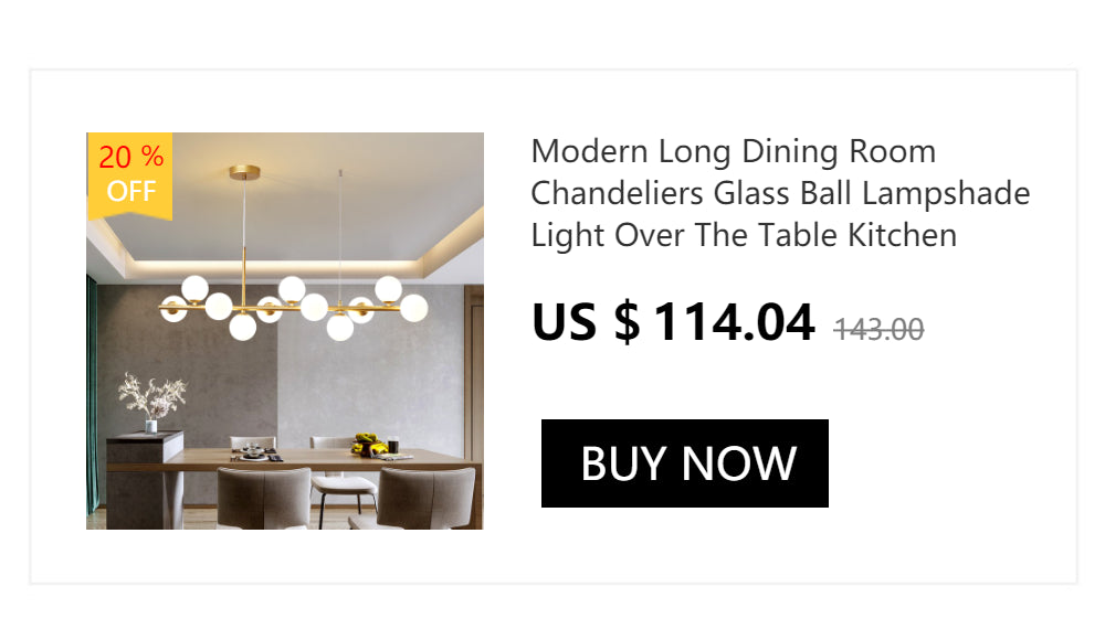 DecorBites™ Contemporary LED Chandelier for Dining Room Lighting