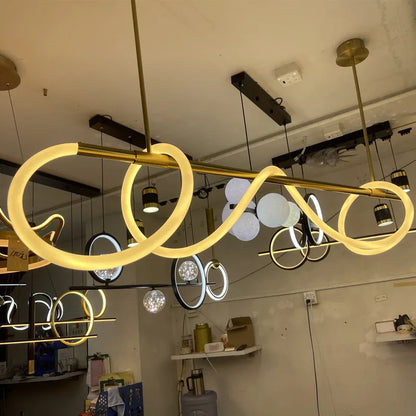 DecorBites™ Contemporary LED Chandelier for Dining Room Lighting