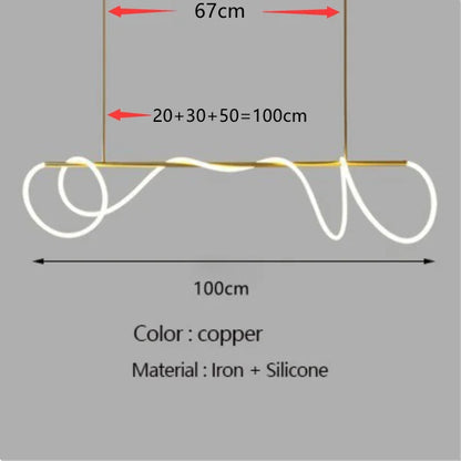 DecorBites™ Contemporary LED Chandelier for Dining Room Lighting