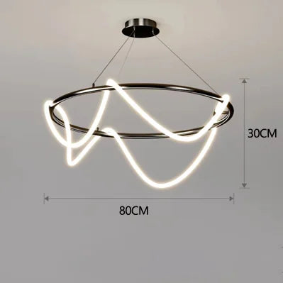 DecorBites™ Contemporary LED Chandelier for Dining Room Lighting
