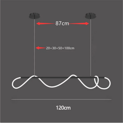 DecorBites™ Contemporary LED Chandelier for Dining Room Lighting