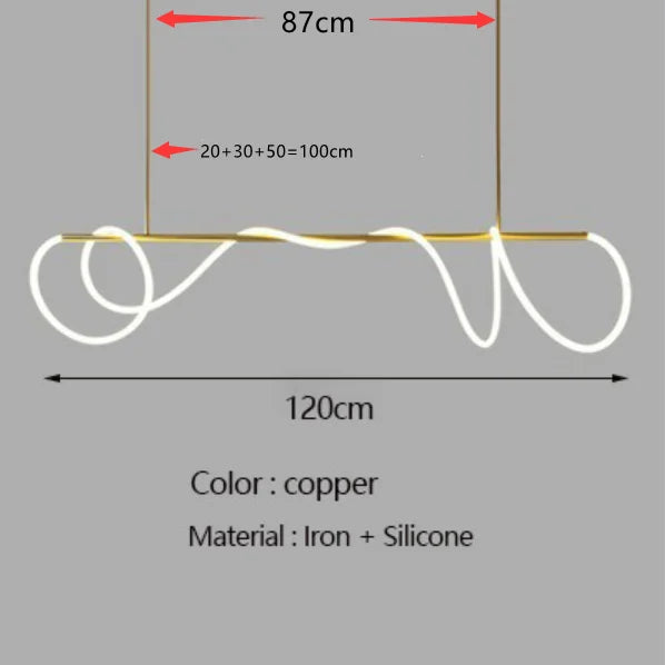 DecorBites™ Contemporary LED Chandelier for Dining Room Lighting