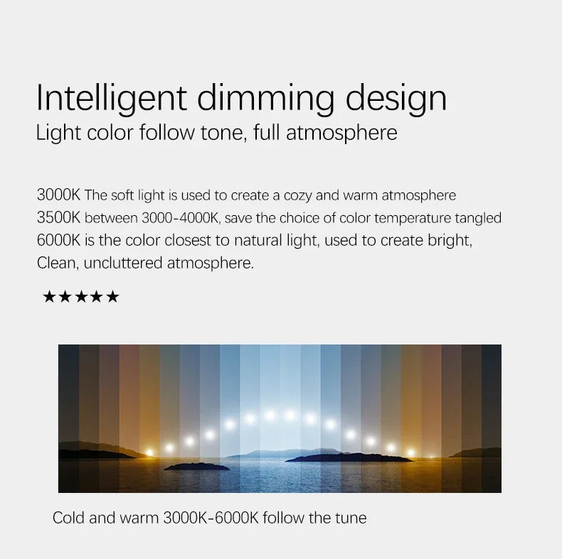 DecorBites™ Contemporary LED Glass Chandelier for Home Lighting