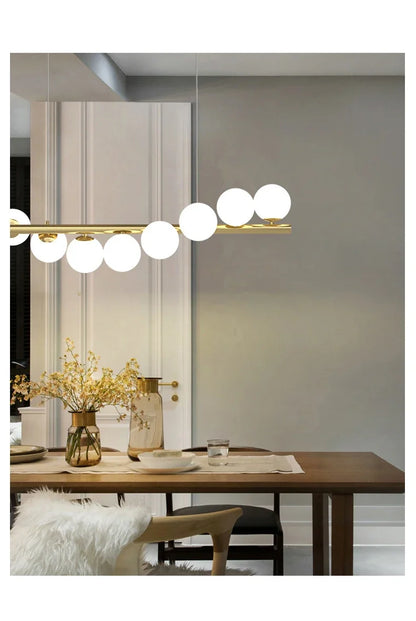 DecorBites™ Contemporary LED Glass Chandelier for Home Lighting