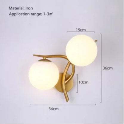 DecorBites™ Contemporary LED Glass Chandelier for Home Lighting