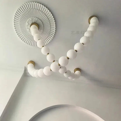 Contemporary led pendant chandeliers gold frosted glass dining room