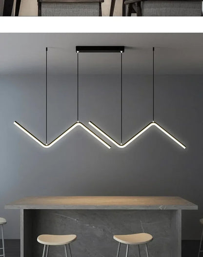 DecorBites™ Contemporary LED Pendant Lights 2-Head 90cm