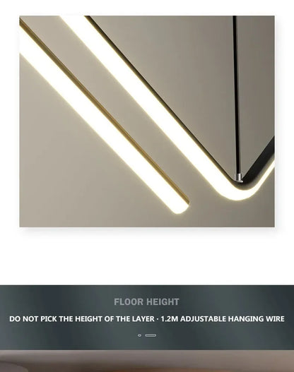 DecorBites™ Contemporary LED Pendant Lights 2-Head 90cm
