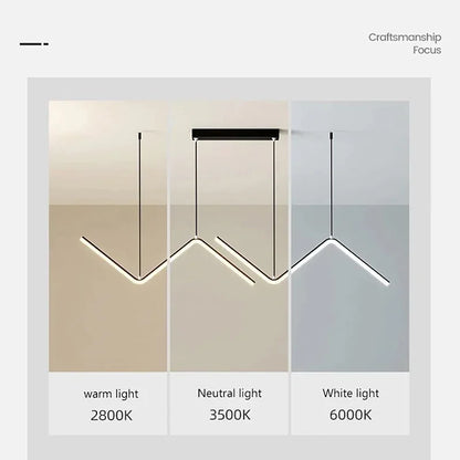 DecorBites™ Contemporary LED Pendant Lights 2-Head 90cm