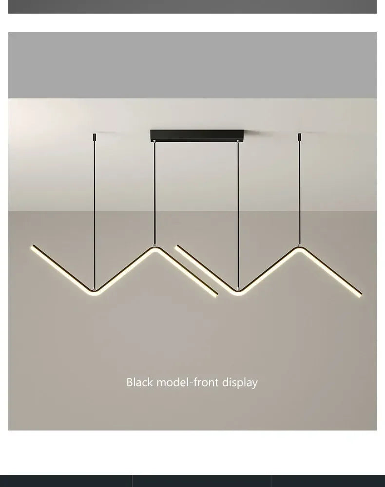 DecorBites™ Contemporary LED Pendant Lights 2-Head 90cm