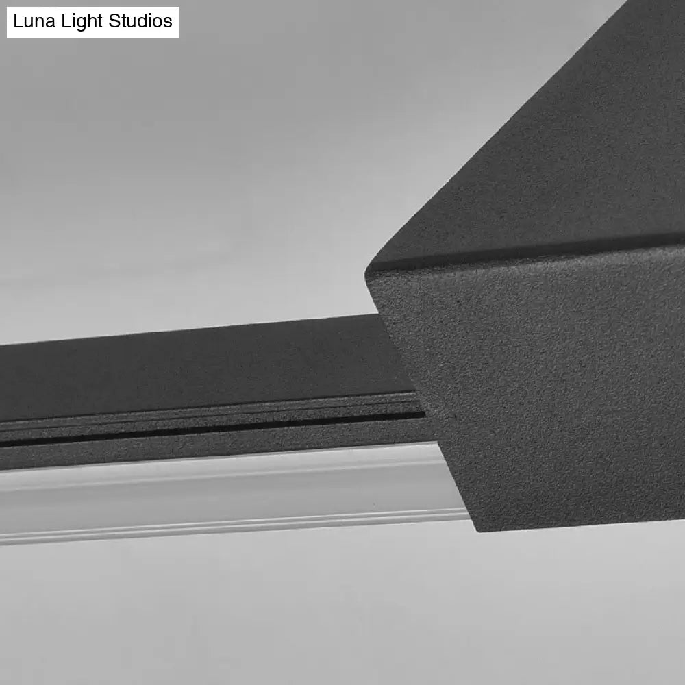 DecorBites™ Contemporary LED Vanity Wall Sconce in Natural Light - Linear Metal, White/Black, 16" to 31.5" Wide