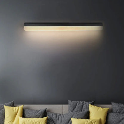 DecorBites™ Contemporary LED Vanity Wall Sconce in White/Black Acrylic - 16"/19.5"/23.5" Wide