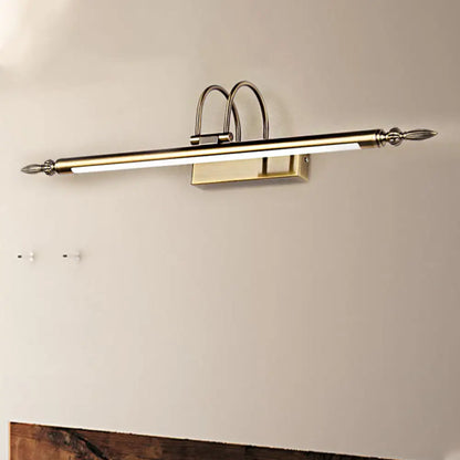 DecorBites™ Contemporary LED Wall Sconce - Slim Metal Design, 22"/26"/30" Wide, Brass/Nickel Finish, White/Warm Light