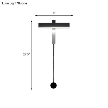 DecorBites™ Contemporary Metal LED Rotatable Wall Sconce - Warm Light Wall Lamp