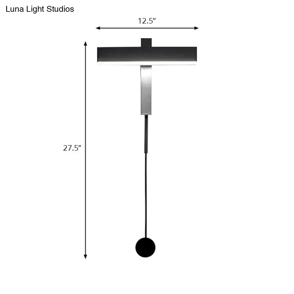 DecorBites™ Contemporary Metal LED Rotatable Wall Sconce - Warm Light Wall Lamp
