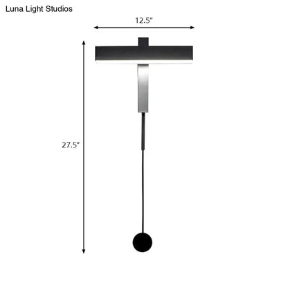 DecorBites™ Contemporary Metal LED Rotatable Wall Sconce - Warm Light Wall Lamp