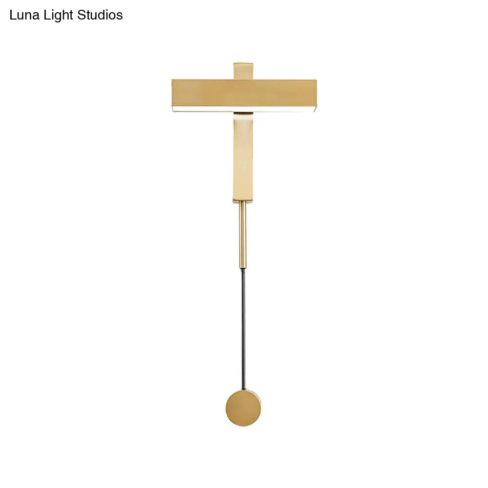 DecorBites™ Contemporary Metal LED Rotatable Wall Sconce - Warm Light Wall Lamp
