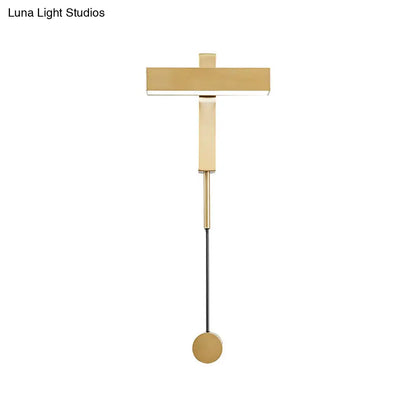 DecorBites™ Contemporary Metal LED Rotatable Wall Sconce - Warm Light Wall Lamp