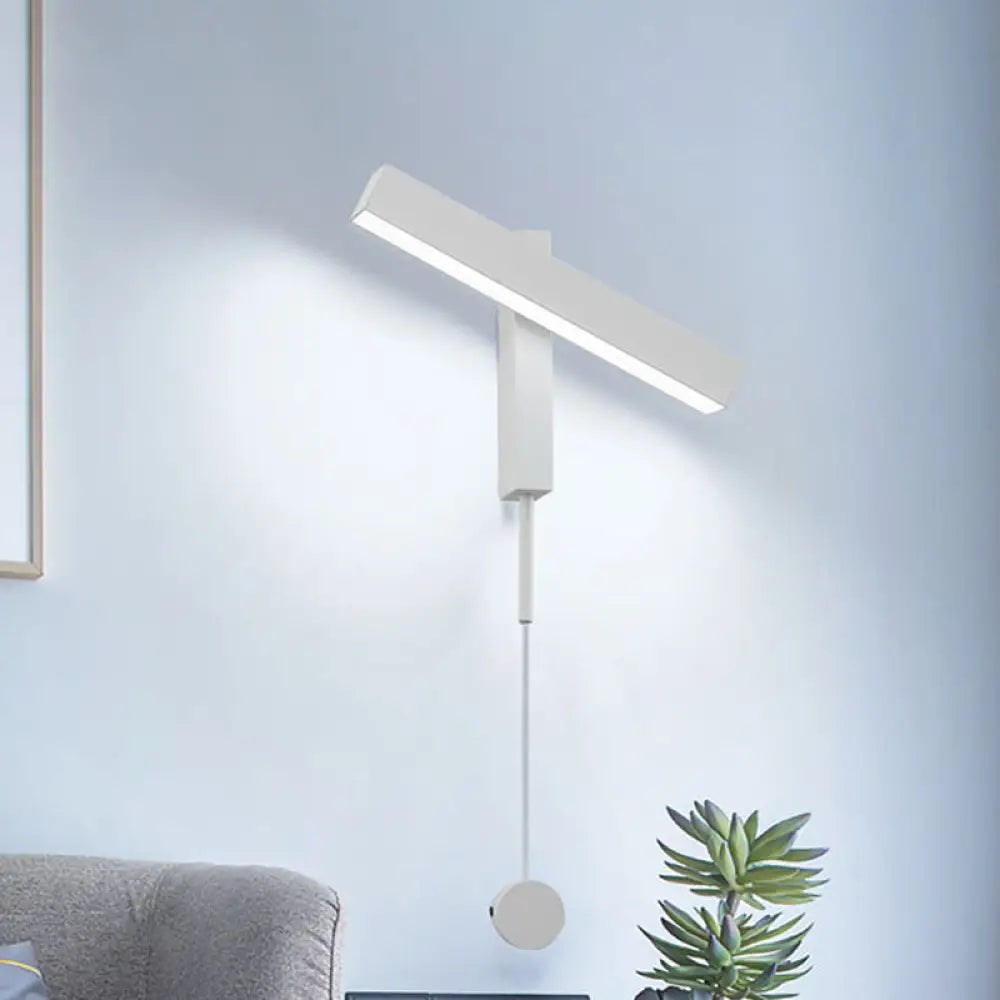DecorBites™ Contemporary Metal LED Rotatable Wall Sconce - Warm Light Wall Lamp