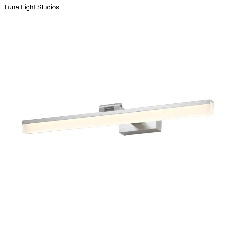 DecorBites™ Contemporary Metal LED Vanity Sconce - 16.5"/28"/22.5" Wide - Black/Silver/Coffee - Adjustable Lighting