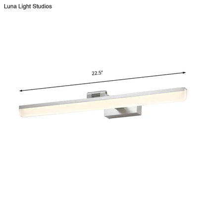 DecorBites™ Contemporary Metal LED Vanity Sconce - 16.5"/28"/22.5" Wide - Black/Silver/Coffee - Adjustable Lighting