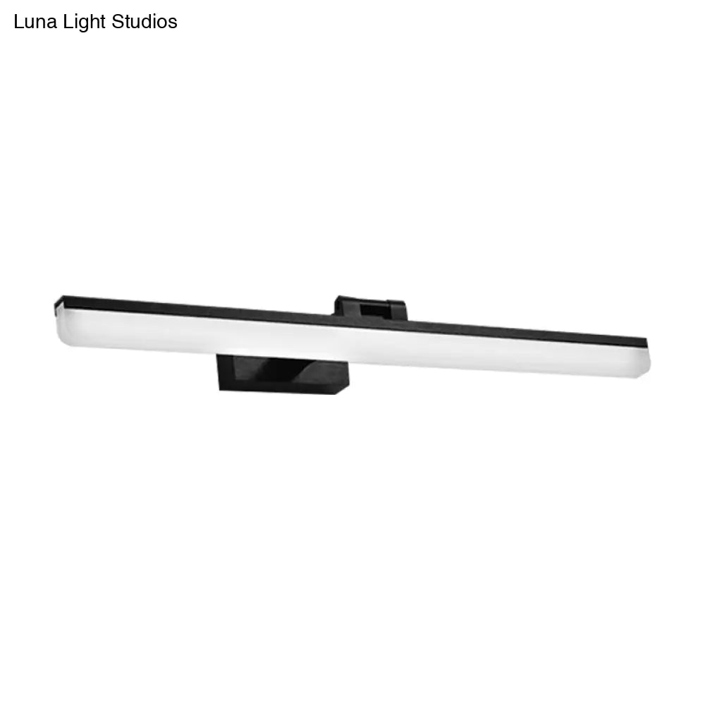 DecorBites™ Contemporary Metal LED Vanity Sconce - 16.5"/28"/22.5" Wide - Black/Silver/Coffee - Adjustable Lighting
