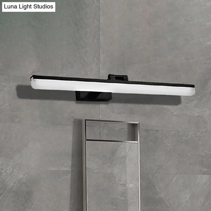 DecorBites™ Contemporary Metal LED Vanity Sconce - 16.5"/28"/22.5" Wide - Black/Silver/Coffee - Adjustable Lighting