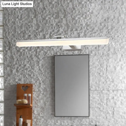 DecorBites™ Contemporary Metal LED Vanity Sconce - 16.5"/28"/22.5" Wide - Black/Silver/Coffee - Adjustable Lighting