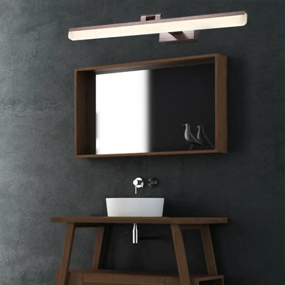 DecorBites™ Contemporary Metal LED Vanity Sconce - 16.5"/28"/22.5" Wide - Black/Silver/Coffee - Adjustable Lighting