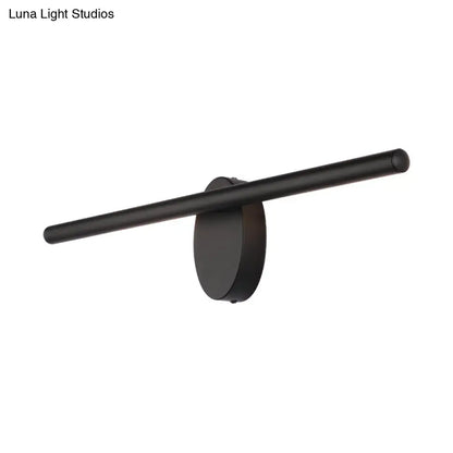 DecorBites™ Contemporary Metal Linear LED Vanity Light Wall Sconce in Black