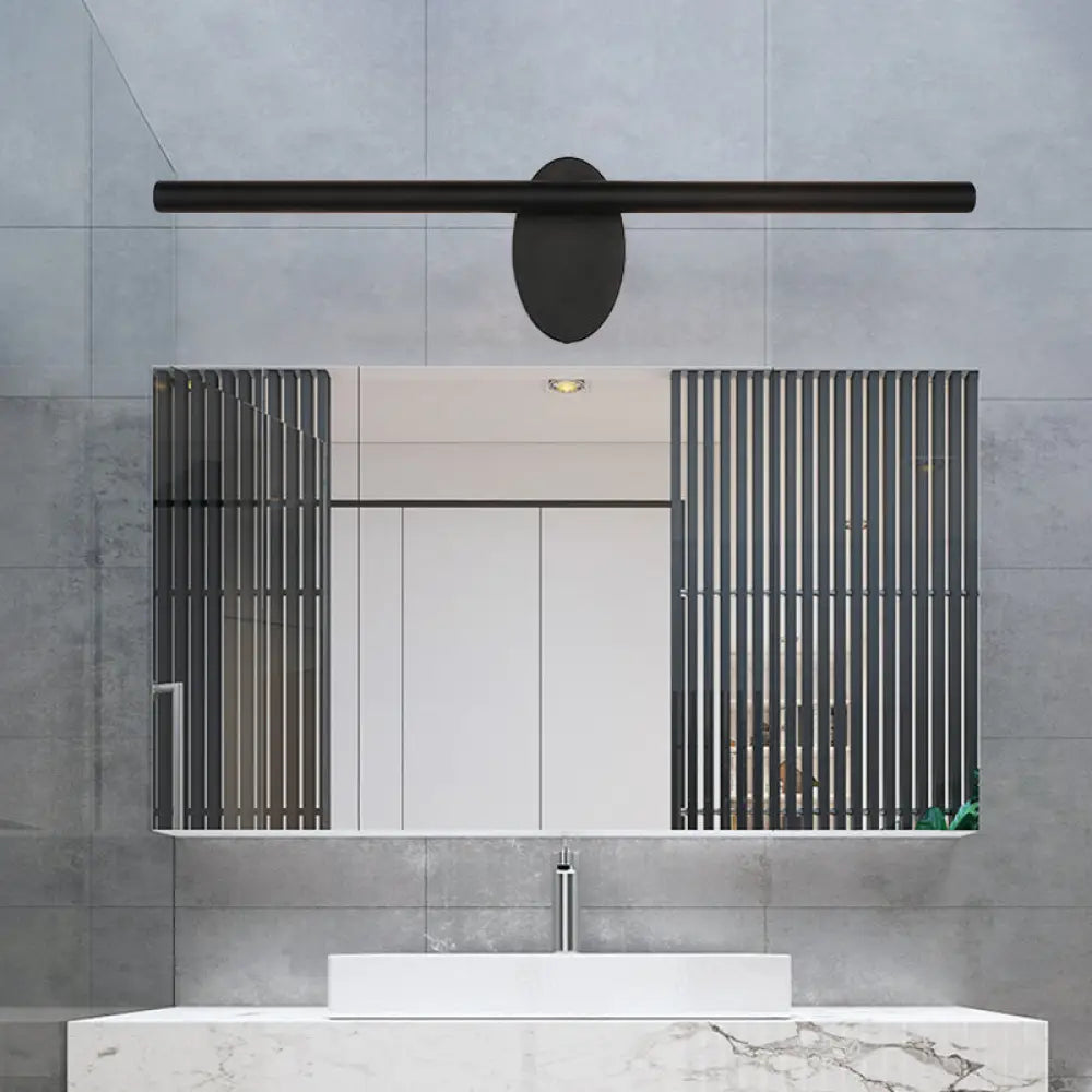 DecorBites™ Contemporary Metal Linear LED Vanity Light Wall Sconce in Black