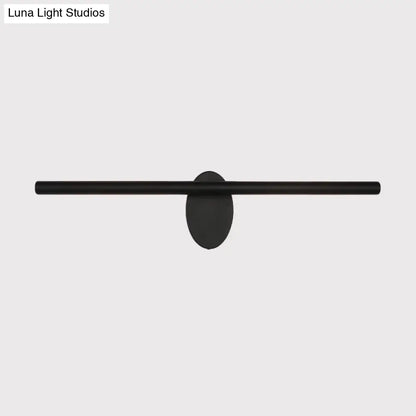 DecorBites™ Contemporary Metal Linear LED Vanity Light Wall Sconce in Black