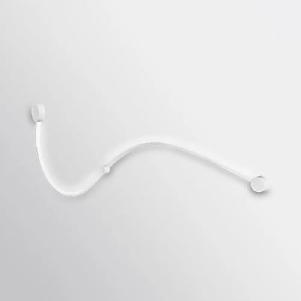 DecorBites™ Contemporary Twist LED Wall Sconce - Black/White - Warm/White Lighting