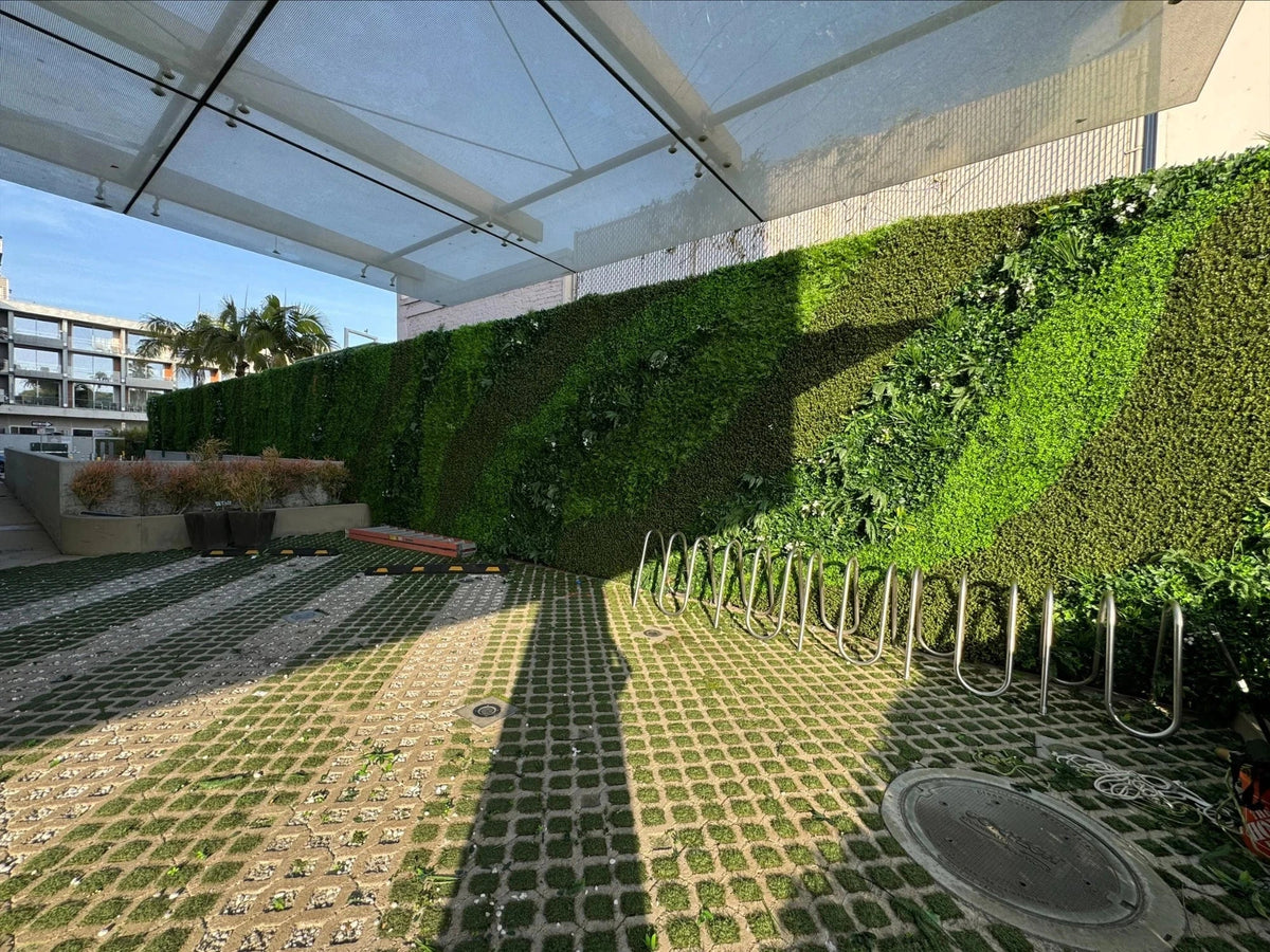Sample Panel – Lush Fern Green Wall (Small Sample)