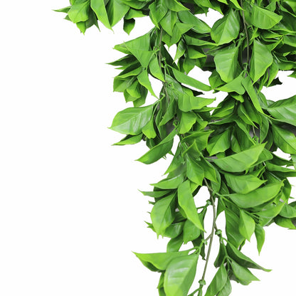 Dense Flowering Pothos Artificial Hanging Bush 10.6×28.5in – NFPA701 Fire Rated – UV Resistant