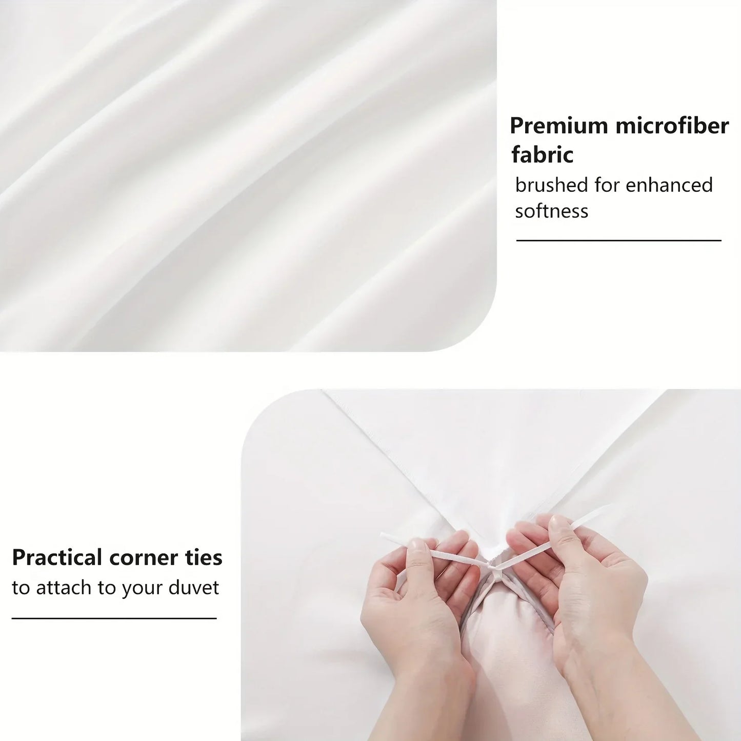 DecorBites™ Cooling Summer Cotton Duvet Set with Pillowcases