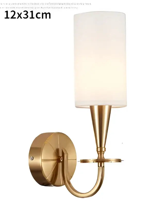 Copper ceiling chandelier with white fabric shades for living room