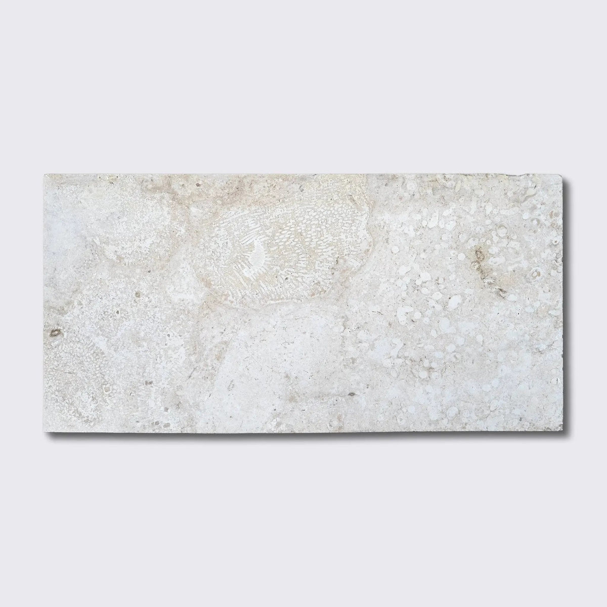 Coral Honed Filled Flute Trim Tiles 12x24