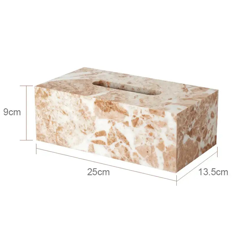 Coral pink marble bathroom accessories set with gold accents