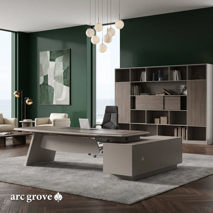 Corely · Modern L-Shaped Executive Desk