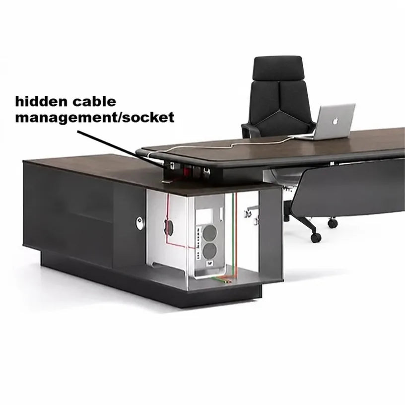 Corely · Modern L-Shaped Executive Desk