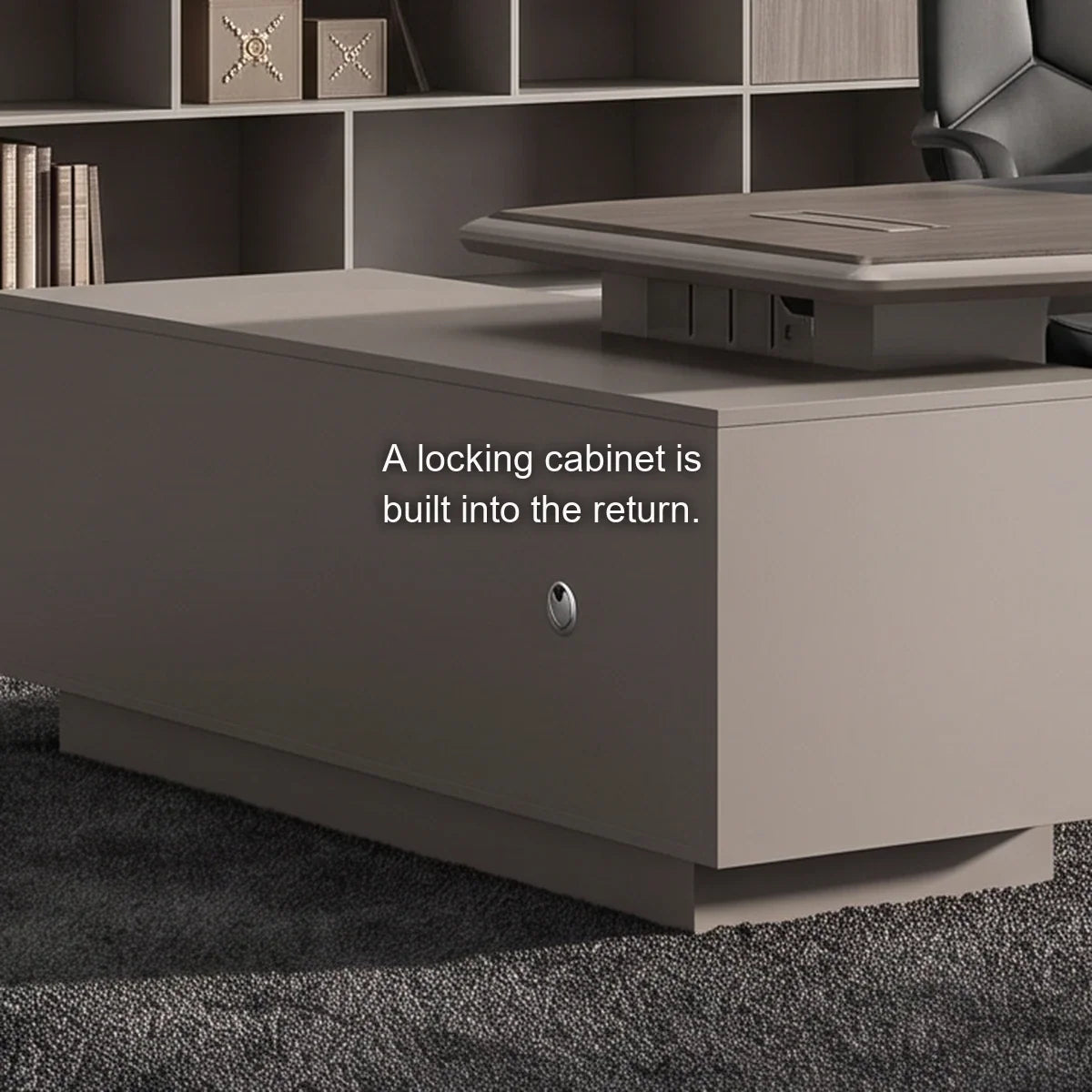 Corely · Modern L-Shaped Executive Desk