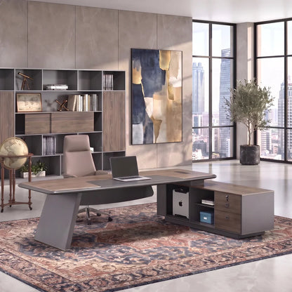 Corely · Modern L-Shaped Executive Desk