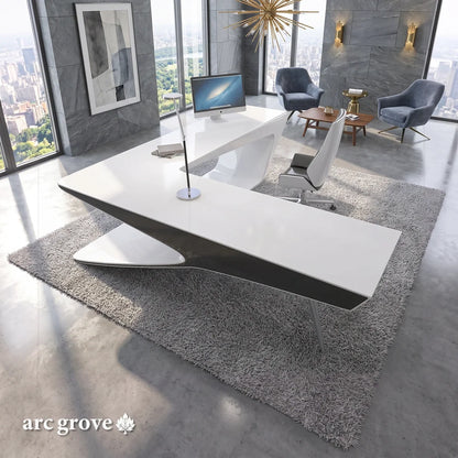 Chevron · L-Shaped Executive Desk