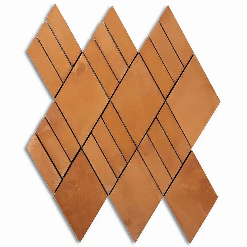 Cotto Natural Genoa Terracotta Mosaics 11 1/2x14