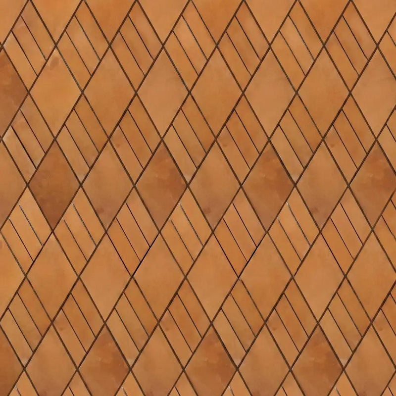 Cotto Natural Genoa Terracotta Mosaics 11 1/2x14