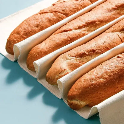Cotton baguette proofing cloth kitchen baking sleeves