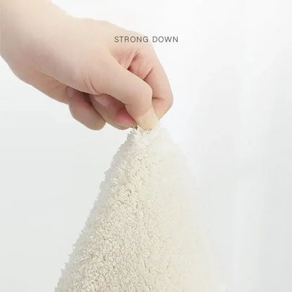 Cozy faux lamb wool good morning bedside rug for bedroom