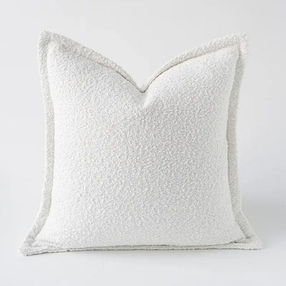 Cozy green handmade pillow cover living room textured plush decor