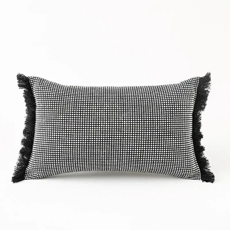 Cozy green handmade pillow cover living room textured plush decor